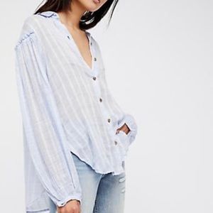 Free People Headed to the Highlands Blouse Size L